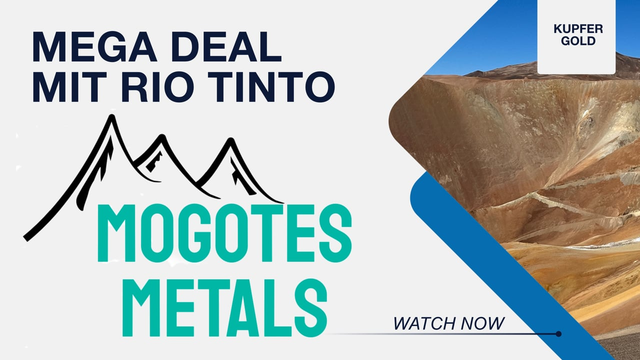 Mega-Deal: Rio Tinto steigt bei Mogotes Metals ein