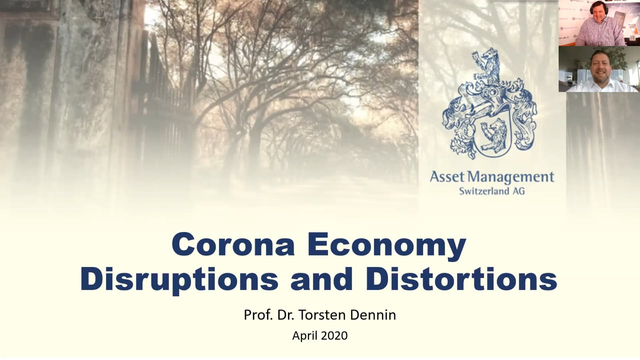 Prof. Dr. Torsten Dennin: Corona - wirtschaftliche Verwerfungen und Störungen
