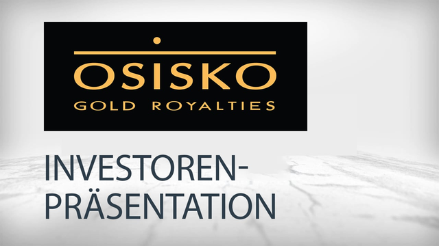 Osisko Gold Royalties: Investoren-Präsentation mit Q&A