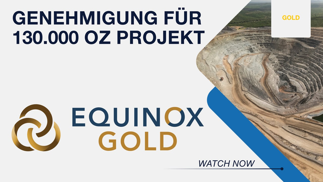 Equinox: Grünes Licht für South Railroad in Nevada – 130.000 Unzen p.a. ab 2028