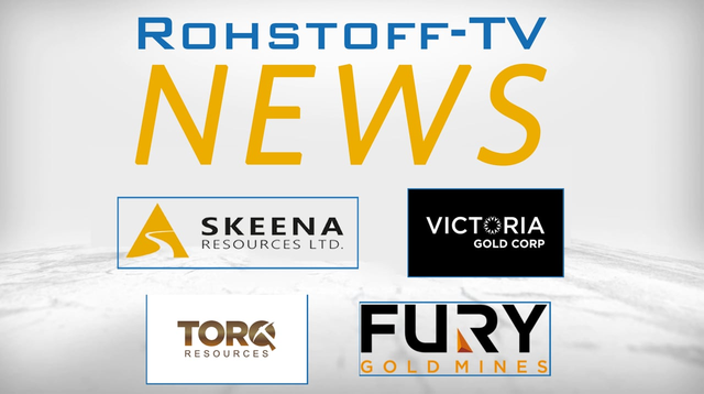 Mining Newsflash mit Torq Resources, Skeena Resources, Fury Gold Mines und Victoria Gold