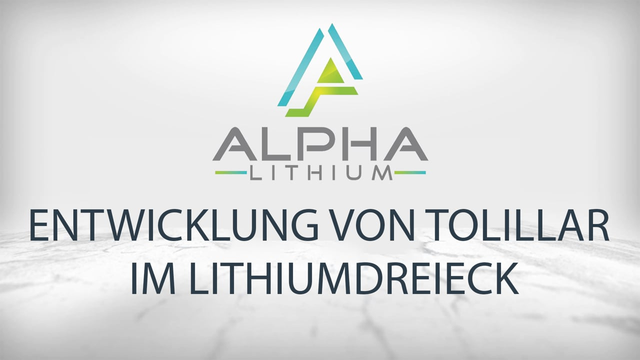 Alpha Lithium: Entwicklung von Tolillar in Südamerikas "Lithium-Dreieck" mit Uranium One als Partner